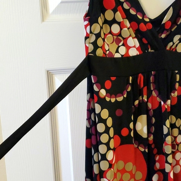 I.N. San Francisco cute multicolor sleeveless polyester dress - Picture 5 of 7